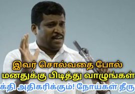 நலமுடன் இருக்க மனசுக்கு பிடித்ததை செய்யுங்கள் | Healer Baskar speech on way to live happy