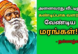 உங்கள் வீட்டை சுற்றி கண்டிப்பாக இருக்க வேண்டிய மரங்கள் | Nammalavar speech on trees