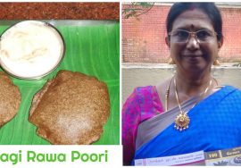 #Shorts 132 : Ragi rawa poori / கேழ்வரகு ரவை பூரி / Millet Poori – Mallika Badrinath