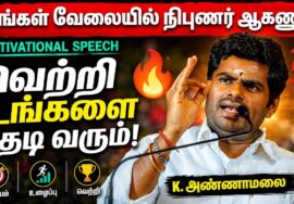 இதை செய்தால் நீங்களும் நிபுணர் ஆகலாம் | Annamalai Motivational Speech