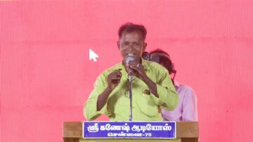 தமிழா! நீ பேசுவது தமிழா! | சீமான் கூட்டத்தில் | நிர்வாகி பாடிய பாடல்! #naamtamilarkatchi #songs